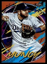 2020 Topps Fire Orange Max Muncy 145/299 Los Angeles Dodgers #115
