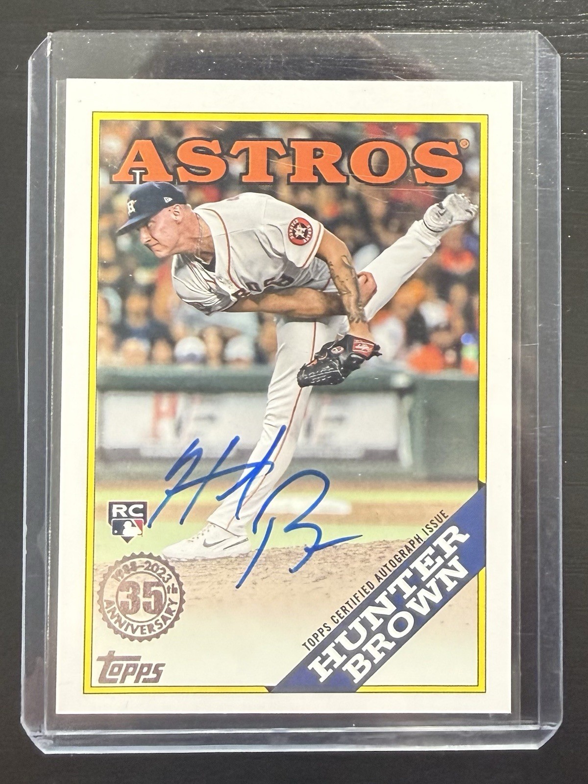 2023 Topps Update 1988 Topps Baseball Hunter Brown #88BAU-HB Rookie Auto RC SP *