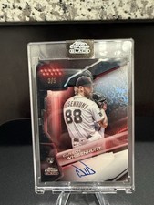 2026 Topps Chrome Black Carson Whisenhunt Red mini-Diamond Auto /5