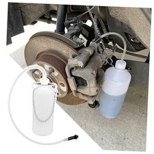 1L Car Brake Bleeder Bottle Kit with Chain 23.62" Brake Bleeder Hose,Brakes