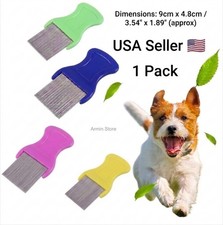 1PC Pet Comb Lice Flea Dirt Dust Remover Dog Comb Hair Grooming Stainless Steel
