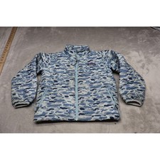 Patagonia Jacket Toddler 5T Blue Camo Insulated Baby Down Sweater Quilted Puffer