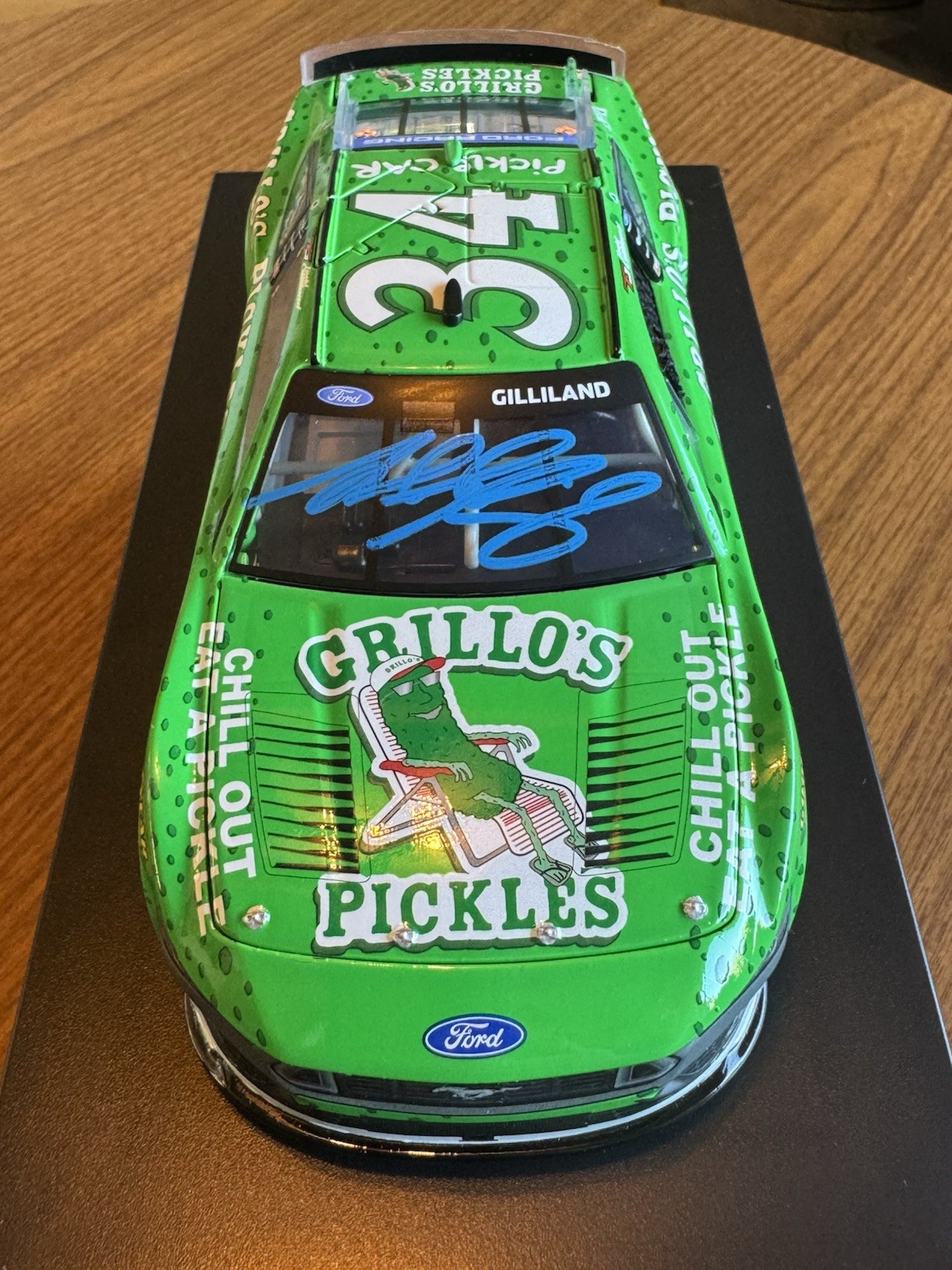 NASCAR Todd Gilliland 2026 Grillos Pickles 1/24 BRAND NEW AUTOGRAPHED AT BRISTOL