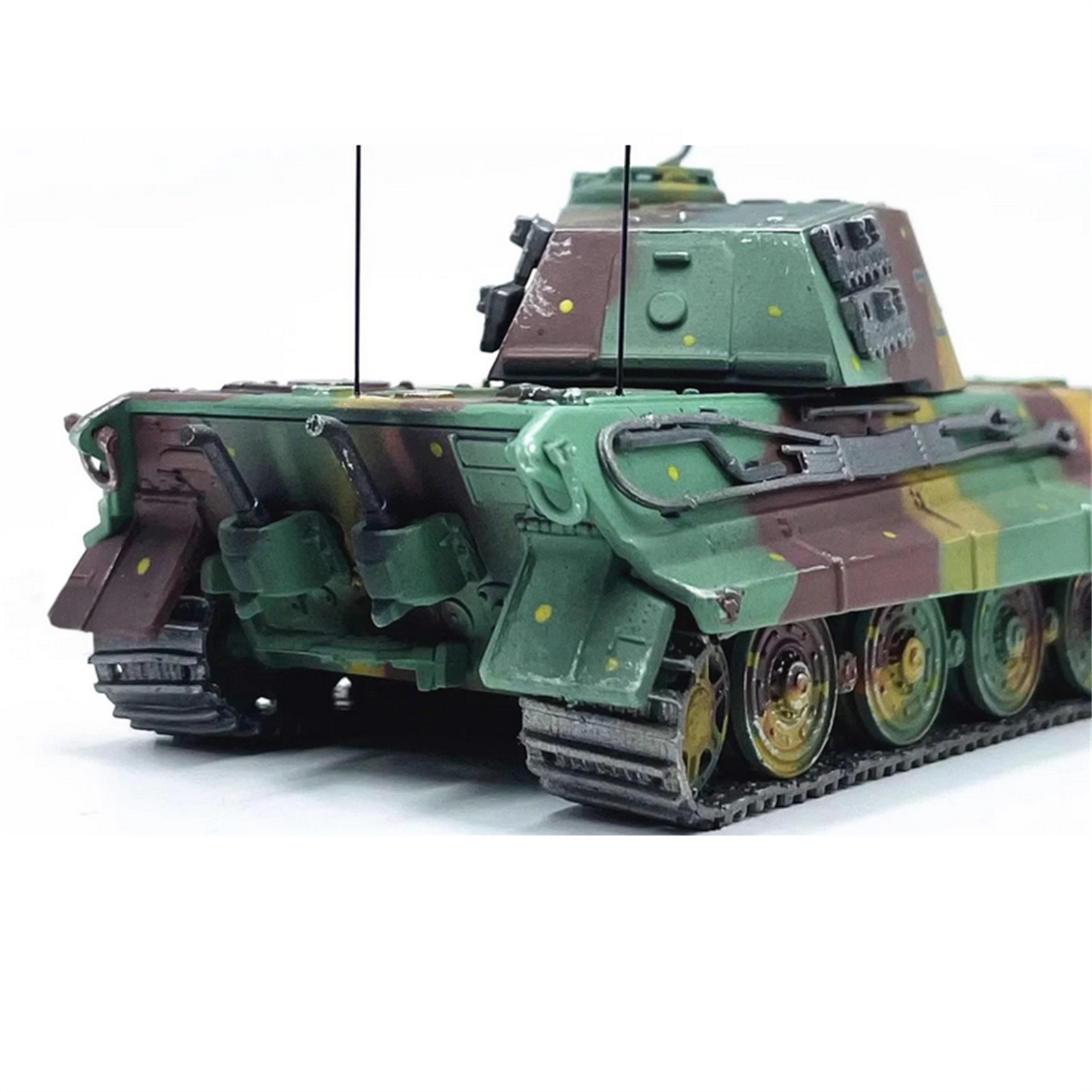 1:72 German Tiger King Heavy Tank Alloy Model Collection Military Ornament Gift