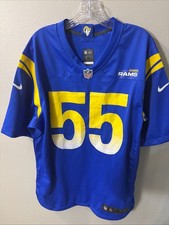 Los Angeles Rams Braden Fiske #55 Nike NFL Game Jersey Sz L NWOT  $130