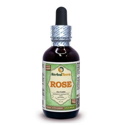 Rose (Rosa Centifolia) Tincture, Dried Petals Liquid Extract