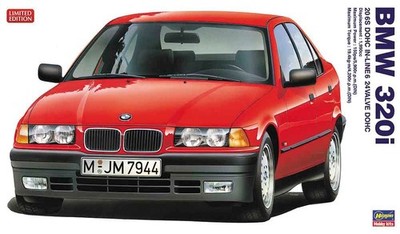 Hasegawa BMW 320i Automodellbausatz im Maßstab 1:24 - UK STOCK