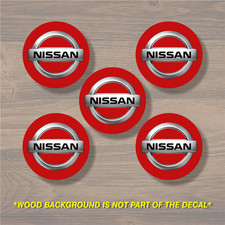 Vinyl Decal Sticker Overlays Fits Nissan Wheel Center Cap X5