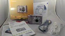 Canon POWERSHOT A1100 IS 12.1MP Digital Camera PINK in BOX w Cords, CD, & Manual