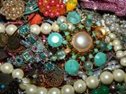 Junk Drawer Lot 2lbs Broken Vintage-Now Jewelry for Crafts Repairs — photo 2