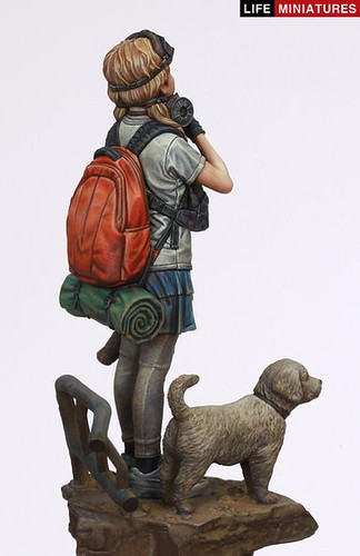 Life Mins ""Breath"" Post-Pandemie 90mm Harzfigur mit Hund unbemaltes Kit - Bild 3 von 5