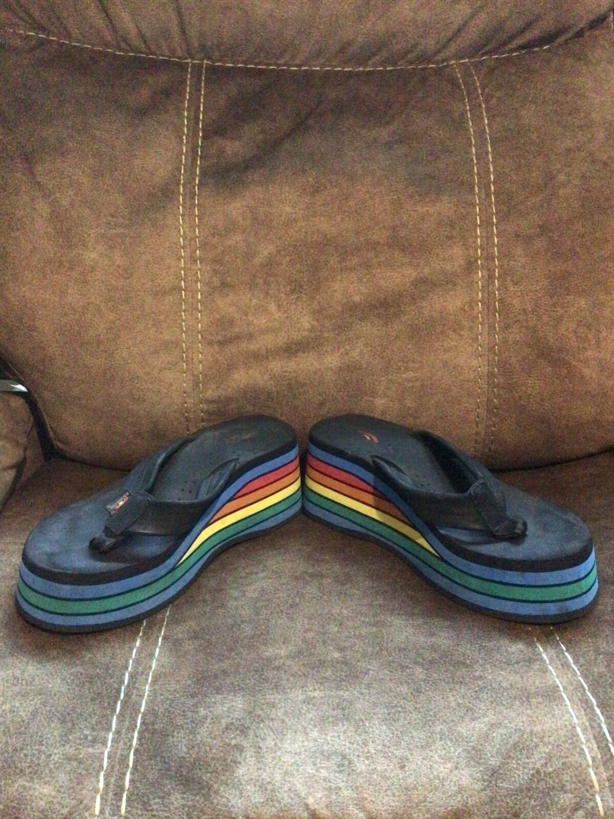 Women's Rainbow Sandals Six Layer Classic Wedge Sanda… Gem