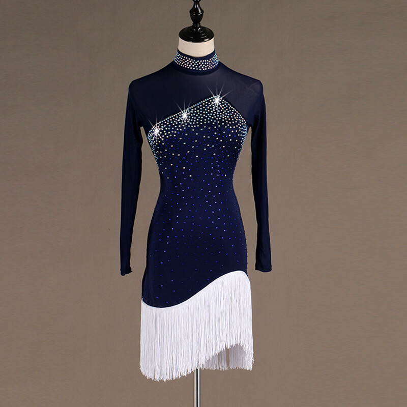 sachin and babi light blue dress Peru Latin Dress – The Just Dancers Studio main image 1
