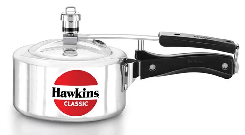 Hawkins Classic Aluminum 1.5 Liter Pressure Cooker Cooking For 1 2