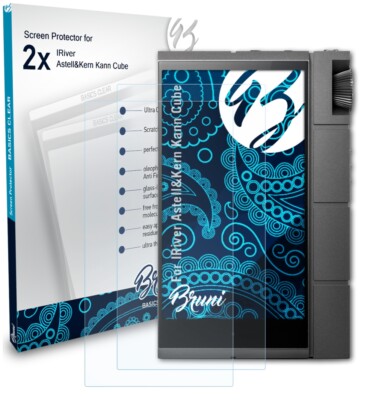 Bruni 2x Protective Film for IRiver Astell&Kern Kann Cube Screen Protector