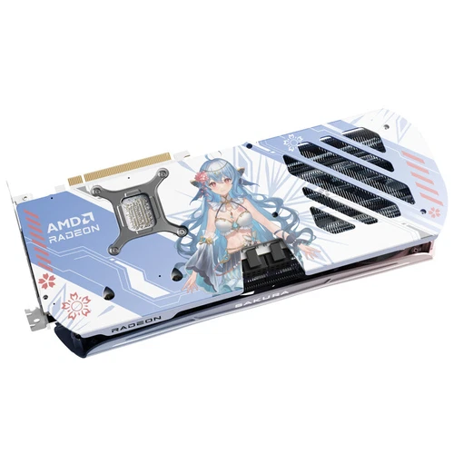 Yeston AMD Radeon RX9070 GRE Sakura 12GB Atlantis OC GDDR6 Graphics card