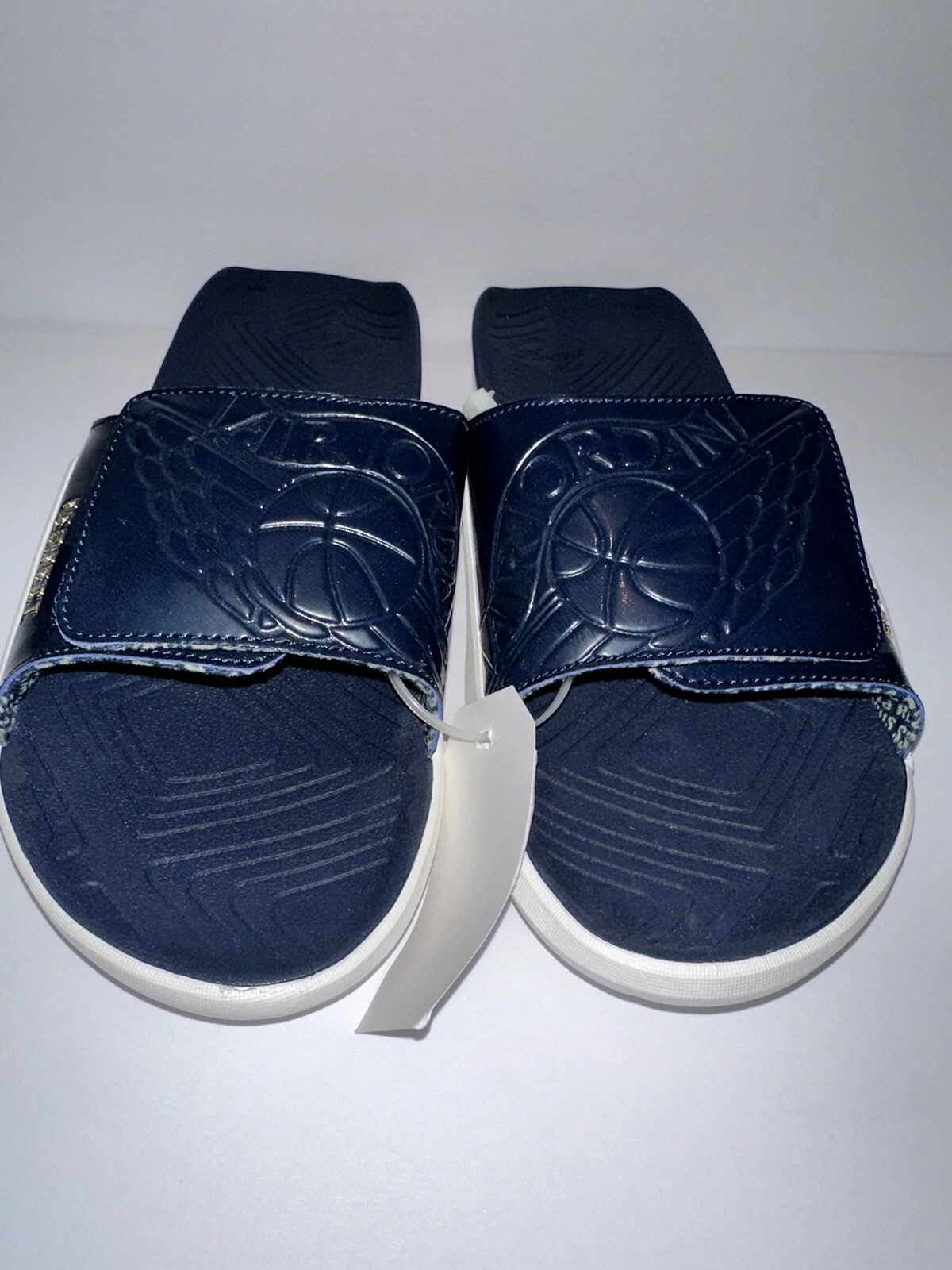 Nuove Nike Air Jordan Jeter Re2pect Hydro 7 blu navy taglia 10 AO1566 402