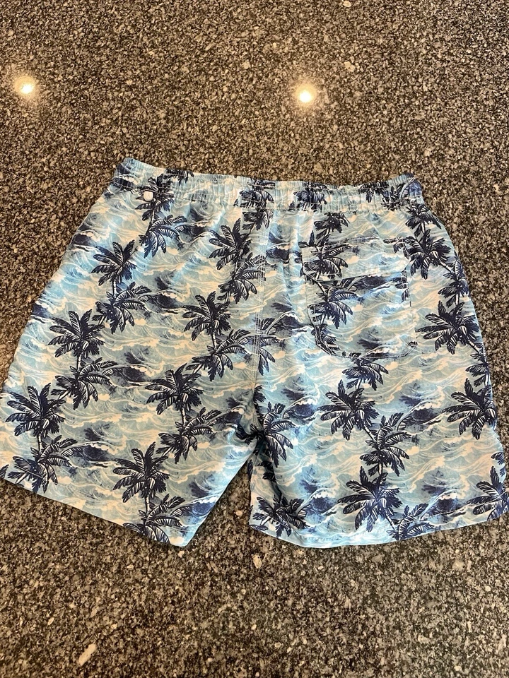 Bañador Blue Wave Talla Grande Azul Palmera Ondas (A5) Foto 4 de 4