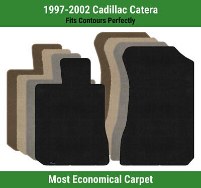 Lloyd Velourtex Front Row Carpet Mats for 1997-2002 Cadillac Catera 