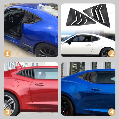 Car Side Vent Decoration Window Louvers for Trim Rear Shutter Cover - Picture 12 of 12