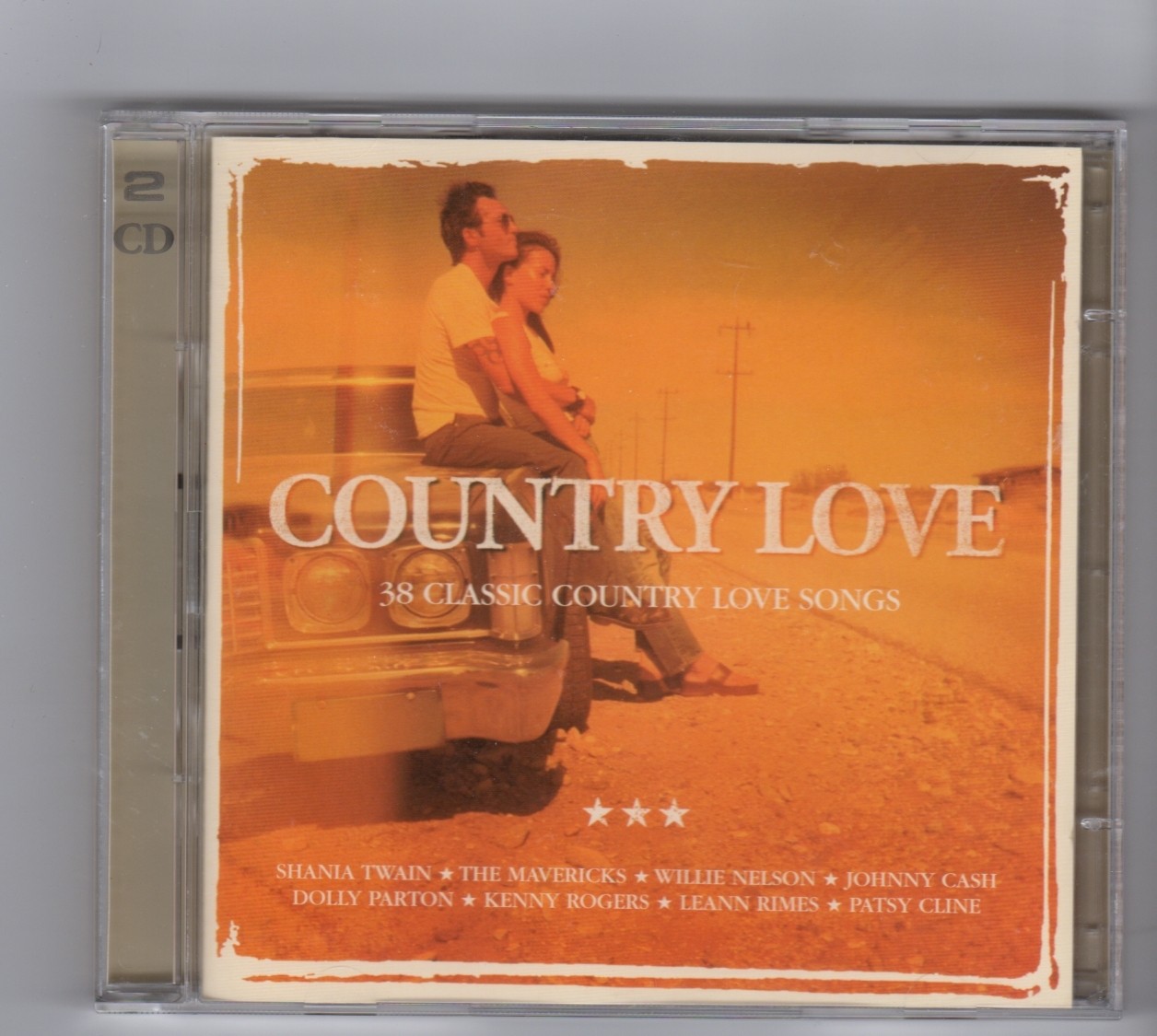 (HW933) Country Love, 38 tracks various artists - 2003 double CD