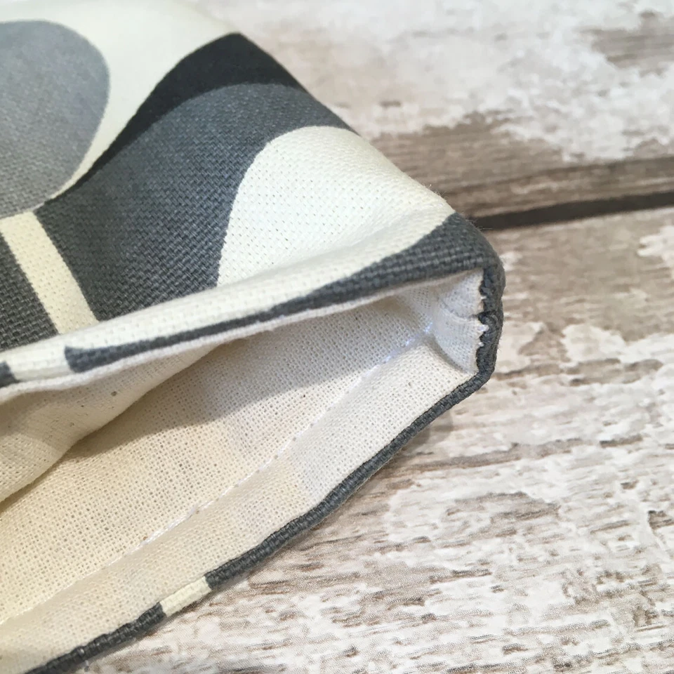 Handmade egg cosy - Orla Kiely Multi Stem Grey Dandelion Whale Gift - Image 4 of 4