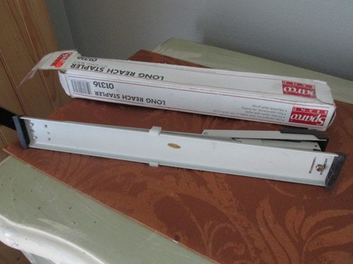 SPARCO STAPLER 12 1/2" LONG REACH TOP LOADING #01316 WITH BOX OFFICE HOME CRAFTS - Picture 7 of 7