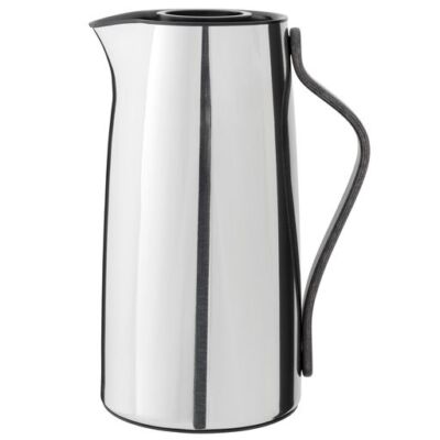 Emma Isolierkanne Kaffee 1,2 L, Edelstahl / Griff schwarz    Stelton X-200-6