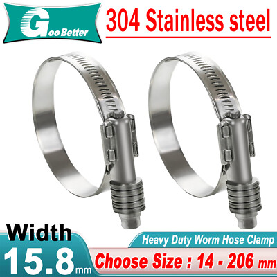 #ad Worm Drive Hose Clips Stainless Steel Adjustable Range for Water Pipe Plumbing $251.93