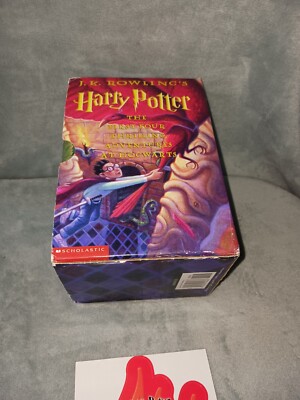 Harry Potter Boxed Set Books 1-4 Rowling The First Four Years
