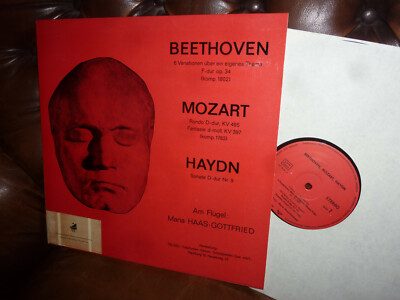 Beethoven Mozart Haydn, Maria HAAS GOTTFRIED, Private Bechstein LP RARE ...
