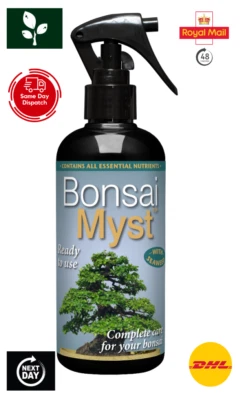 Growth Technology Bonsai Myst 300ml Indoor Outdoor Bonsai Mist/Food Foliar Spray