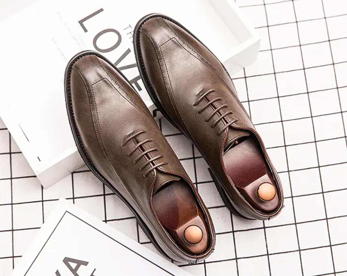 SAOLA Scarpe eleganti comode stringate stringate uomo formali business inglesi matrimonio