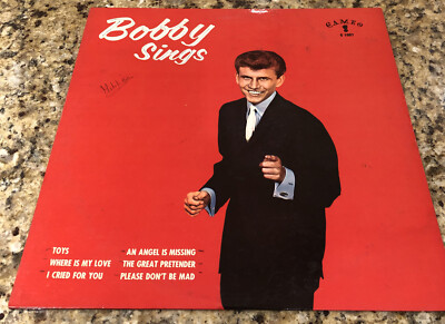 BOBBY SINGS LP BY BOBBY RYDELL. CAMEO C1007.