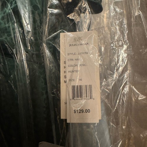 Tie Neck Satin Midi DressJulia Jordan - Picture 5 of 5