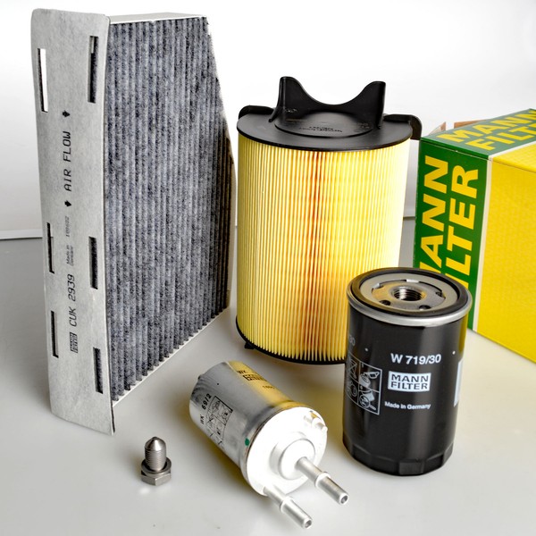 Mann-Filter Filter Filtersatz FüR A3 Altea Octavia Golf Jetta Touran 1.6 Inkl.-image