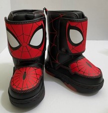 MARVEL SPIDERMAN BOOTS, LIGHT UP WHEN YOU WALK, NEW WITH TAGS, SIZE 6
