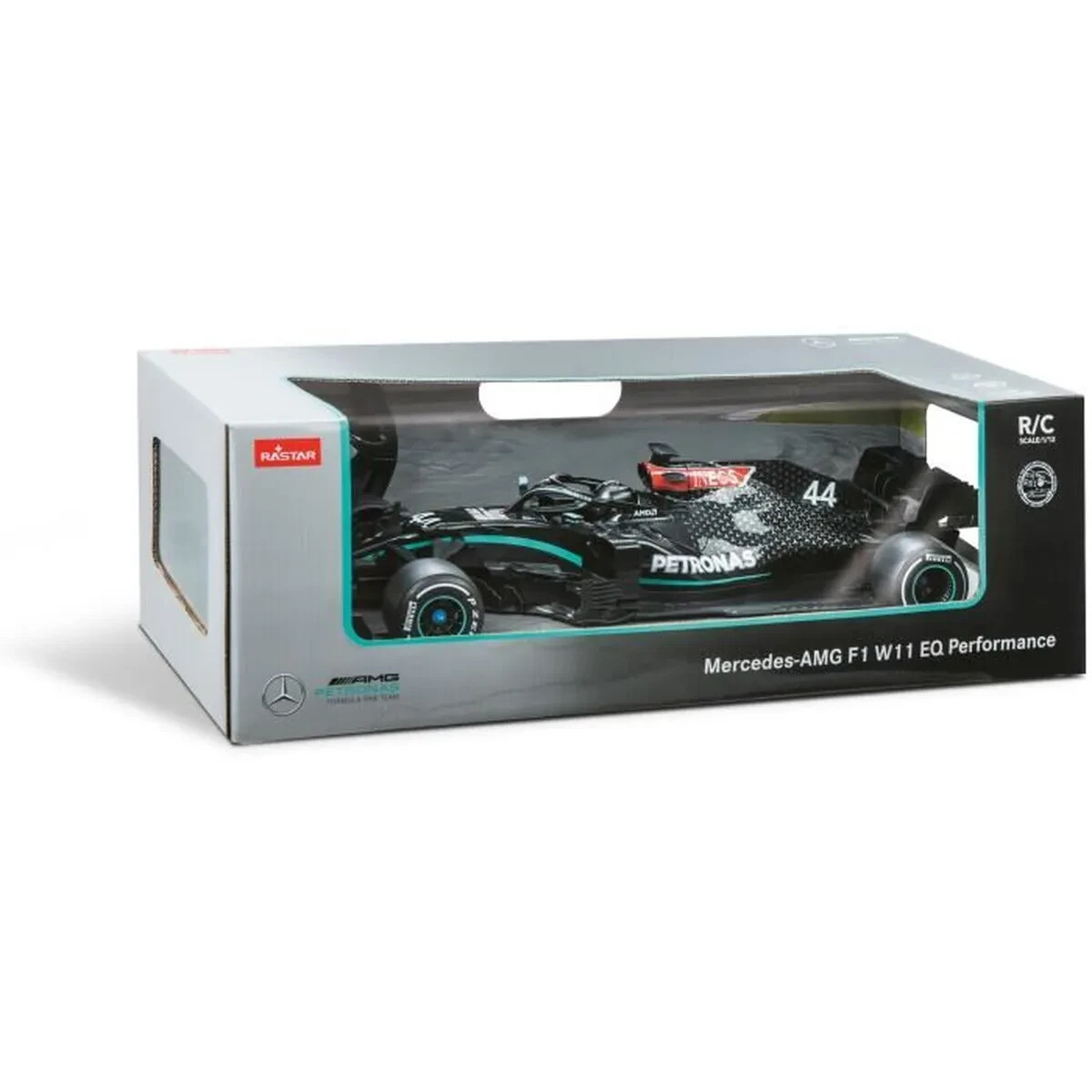 Voiture radiocommandée F1 W11 Mercedes AMG Petronas Mondo Motors miniature de course pour enfant