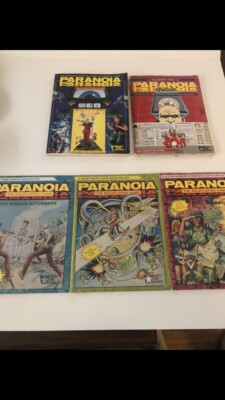 Paranoia RPG WEG Vintage 5  Bundle Mint. 3sealed, Hndbk, Very Rare AccessoryPack