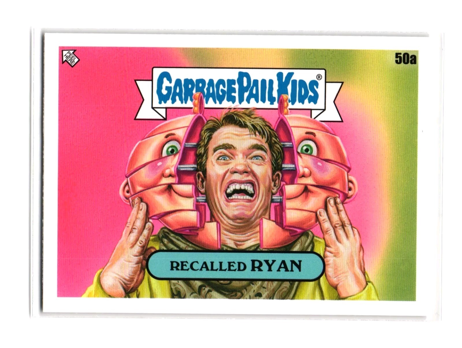 Recalled Ryan 2023 Garbage Pail Kids Total Recall Movie Parody Card 50a