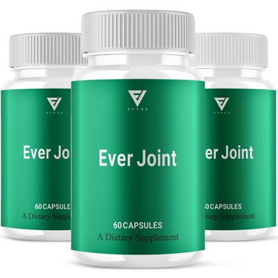 (3 Pack) Ever Joint Advanced Joint Support Supplement EverJoint (180 Capsules)