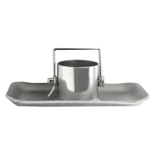 Trailer Jack Foot Plate 5000lbs With Pin Base for A-Frame Boat RV Camper