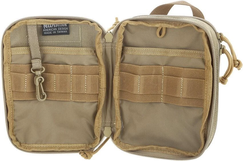 Maxpedition bolso de dois andares organi cáqui concha completa alça grande - Imagem 3 de 4