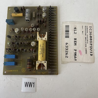 *PREOWNED* GE Fanuc IC3600SPSV1D Speedtronic Assembly Control Board IC3600 SPSV