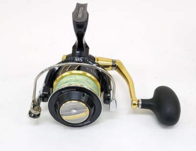Used Shimano Stella SW 14000XG Spinning Reel, Used, scratches