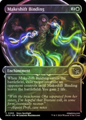 Foil Makeshift Binding (Showcase) [Murders at Karlov Manor] MTG