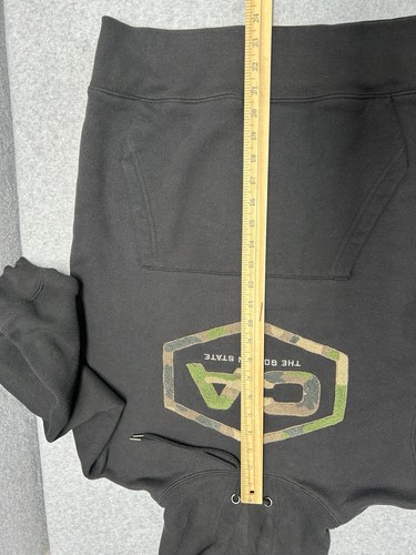 State Of Mine California Men Sweatshirt Size S Black Pullover Long Sleeve Hoodie - Bild 7 von 14