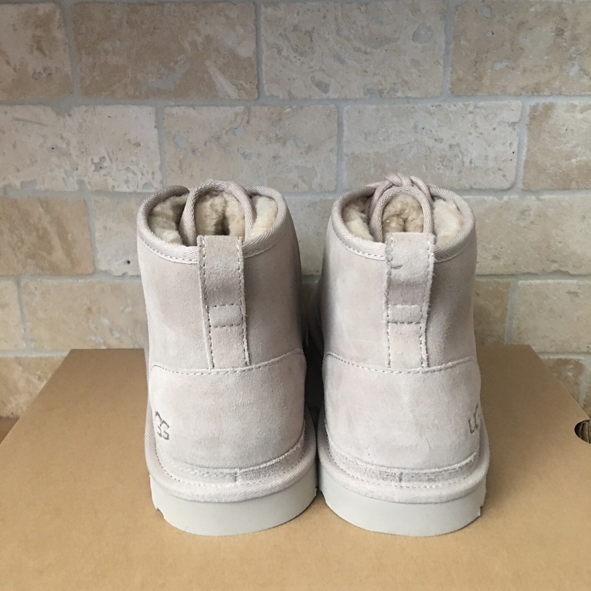 UGG Neumel Pumice Suede Sheepskin Chukka Ankle Boots Shoes  display picture 1