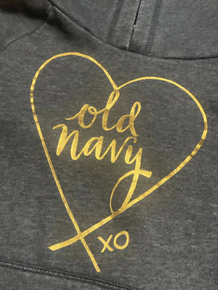 Suéter Azul Marino Antiguo, Niña Juvenil Talla Pequeña, Gris, Pullover, Sudadera con Capucha Manga Larga Foto 3 de 4