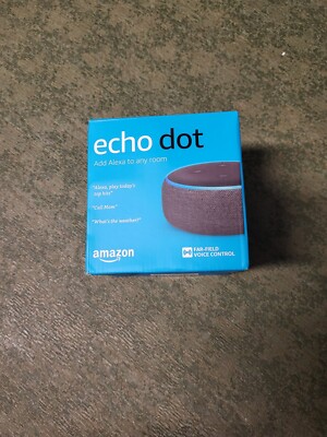 Echo Dot 3rd Gen - NEW Smart speaker with alexa black